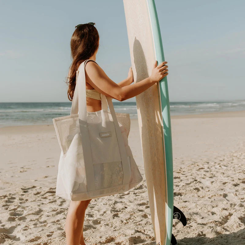 SANDE KIDS BEACH HAULER MINI MESH BEACH BAG | SAND