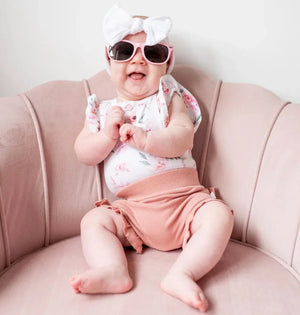 Flexi Sunnies Baby Sunglasses - Pink (0-2Y)