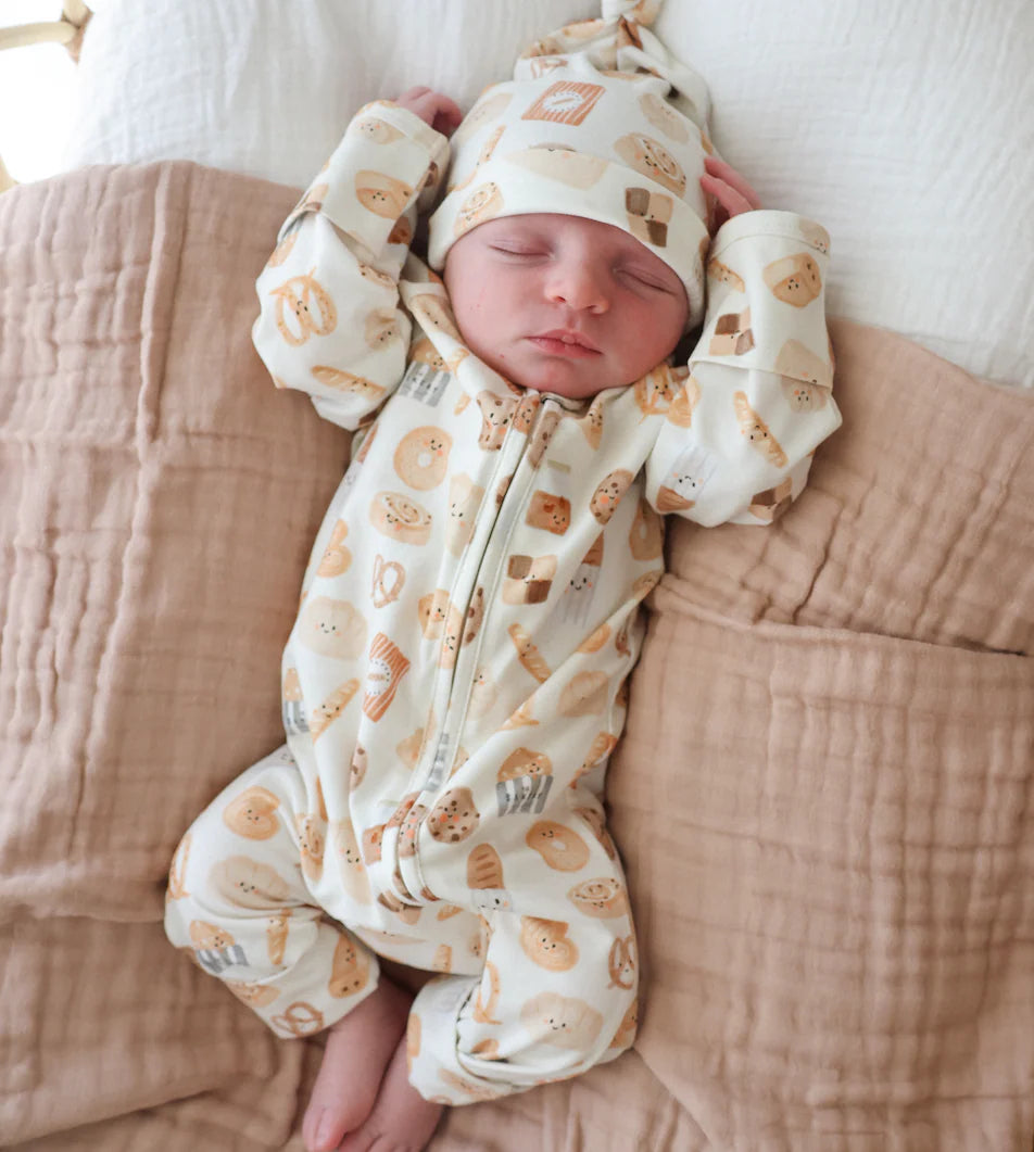 BLOSSOM AND PEAR COTTON GROWSUIT | PATISSERIE - Angus & Dudley Collections