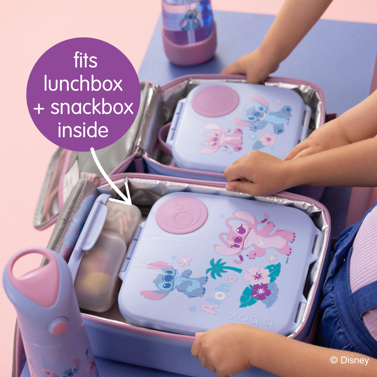 B BOX | FLEXI INSULATED LUNCH BAG | DISNEY STITCH