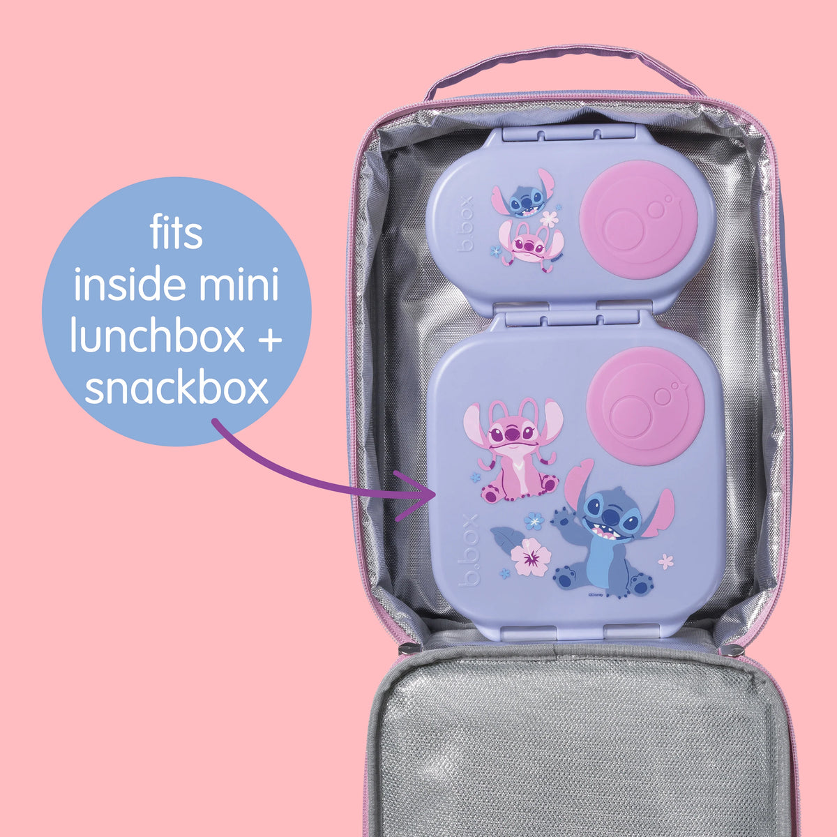 B BOX | FLEXI INSULATED LUNCH BAG | DISNEY STITCH