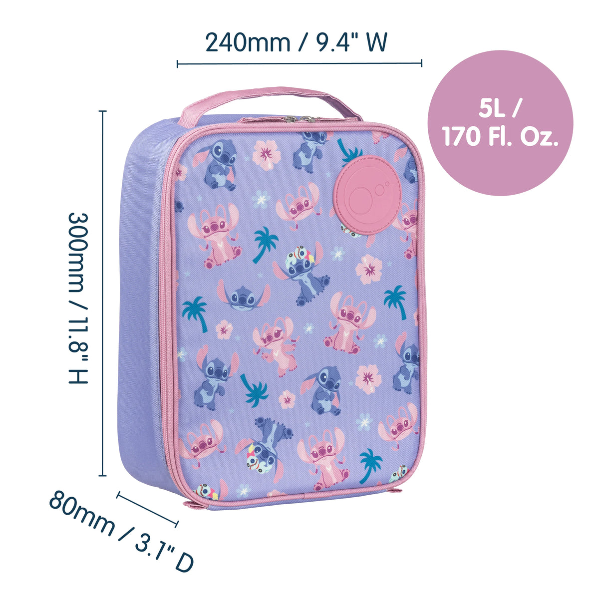 B BOX | FLEXI INSULATED LUNCH BAG | DISNEY STITCH