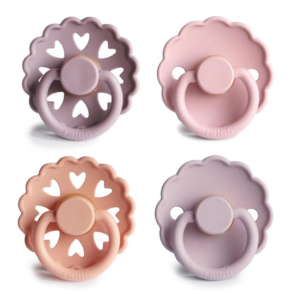 Frigg Multi Pacifier 4 Pack Latex | Sunset Bliss