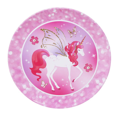 PINK POPPY UNICORN PRINCESS 15 PIECE TIN TEA SET IN CARRY CASE