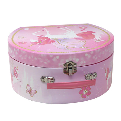 PINK POPPY UNICORN PRINCESS 15 PIECE TIN TEA SET IN CARRY CASE