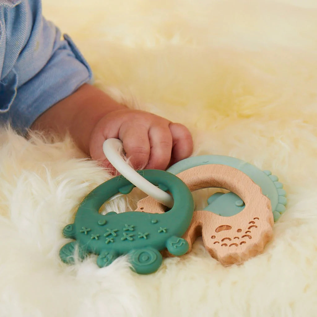 B BOX TRIO TEETHER | SAGE
