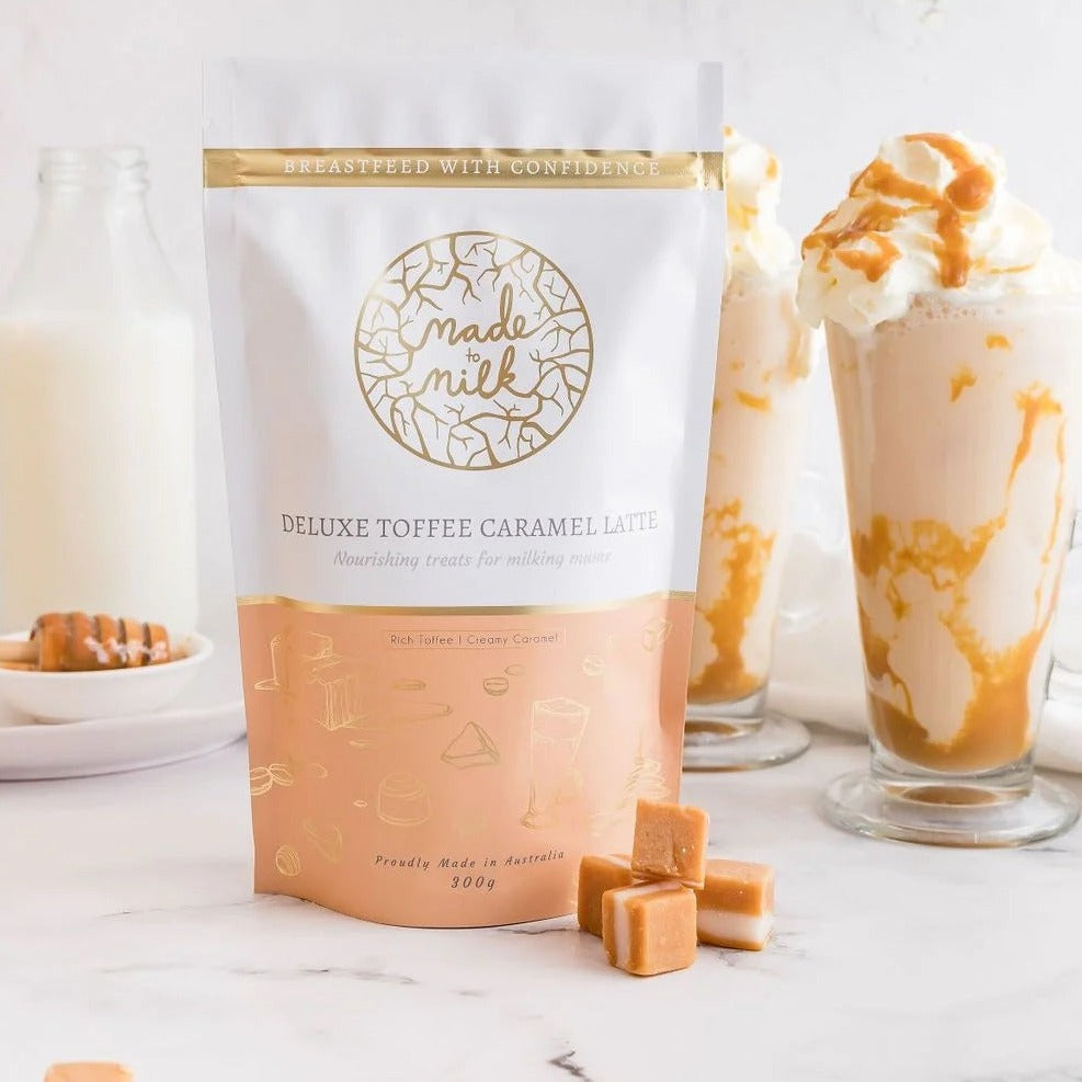 Made to Milk toffee caramel latte - angus and dudley