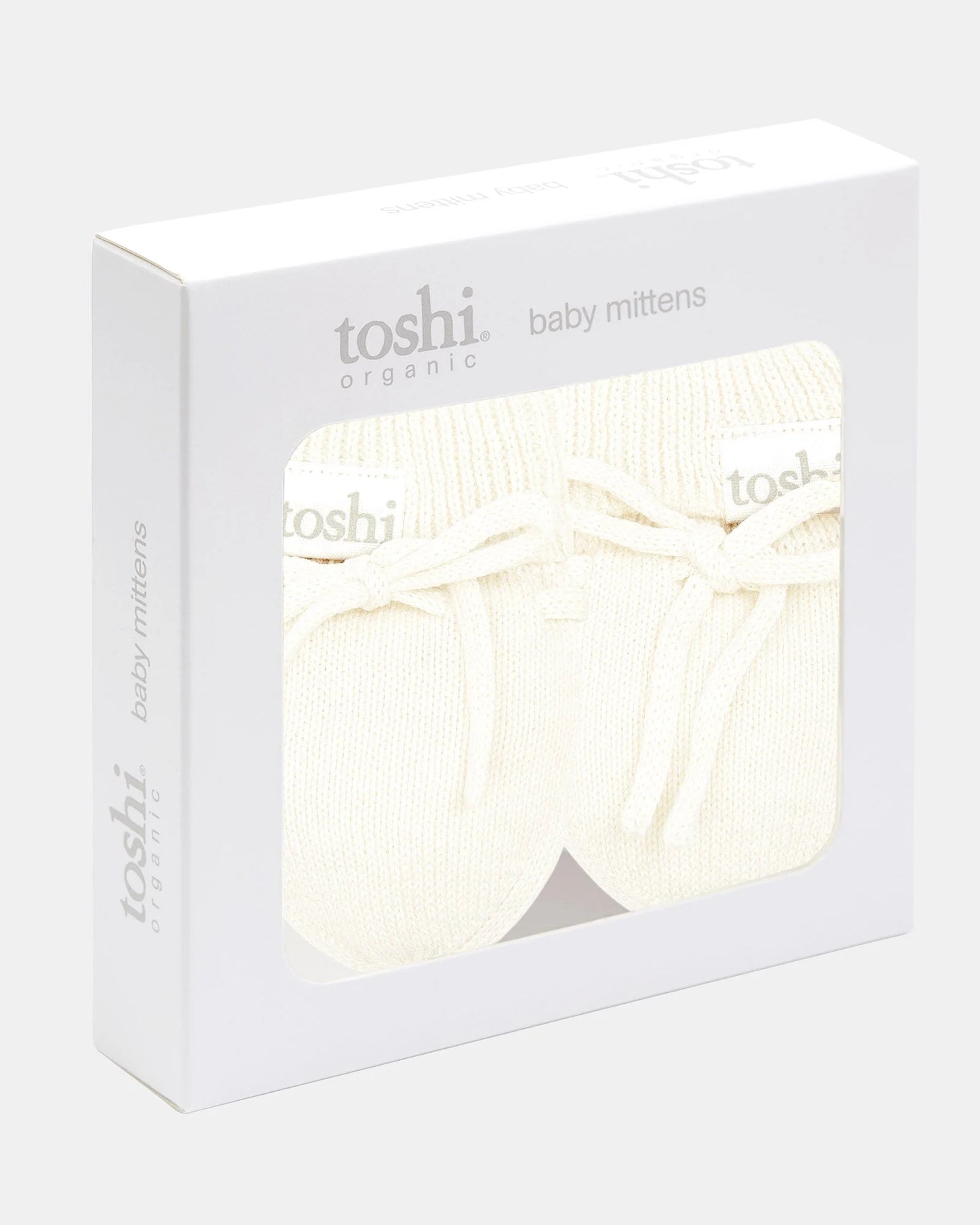 TOSHI KNIT MARLEY ORGANIC MITTENS | CREAM