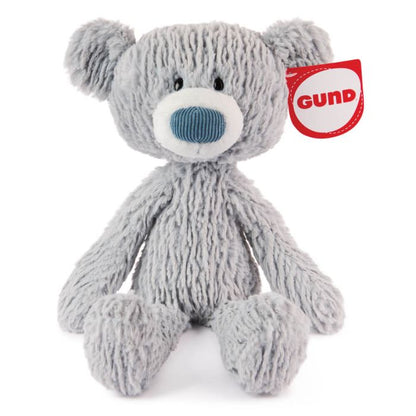 GUND TOOTHPICK SOFT TOY BEAR | WAVY GREY