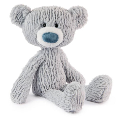 GUND TOOTHPICK SOFT TOY BEAR | WAVY GREY