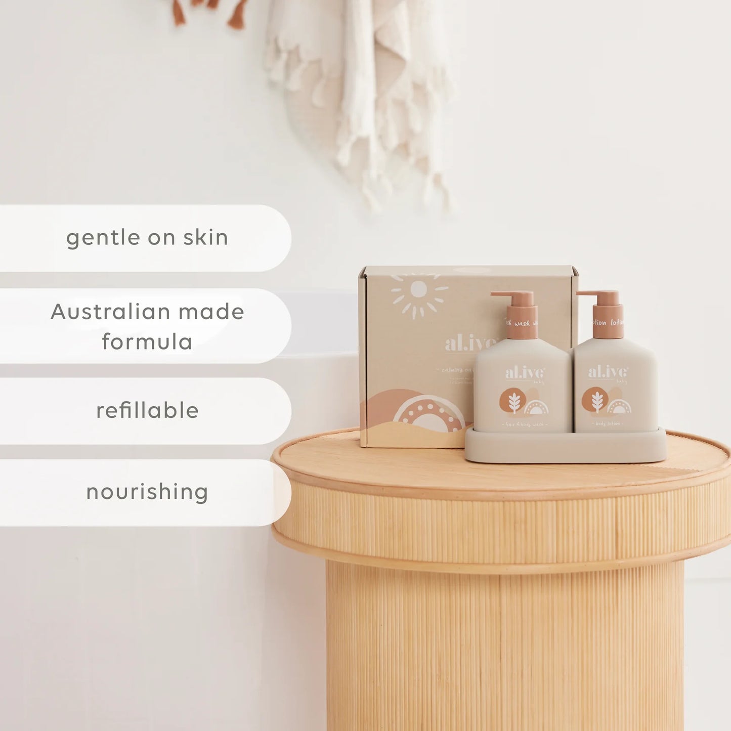 Al.ive Baby Hair and Body Duo | Calming Oatmeal