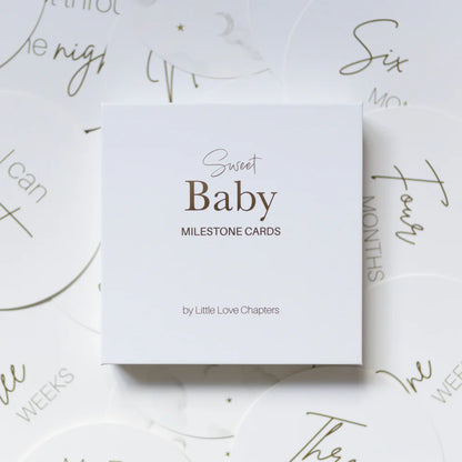LITTLE LOVE CHAPTERS SWEET BABY MILESTONE CARDS