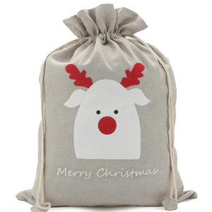 Nana Huchy Personalised Christmas Santa Sack - Reindeer