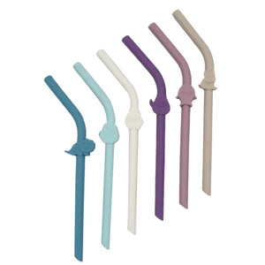 Melii Luxe Silicone Straws Set 6