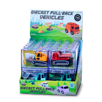 VERNEY DIECAST PULL BACK VEHICLES | EARTHMOVING