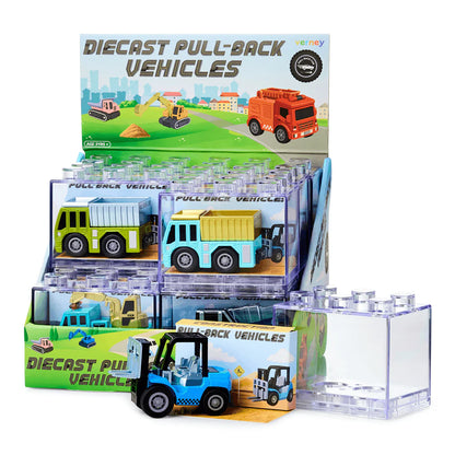 VERNEY DIECAST PULL BACK VEHICLES | CONSTRUCTION