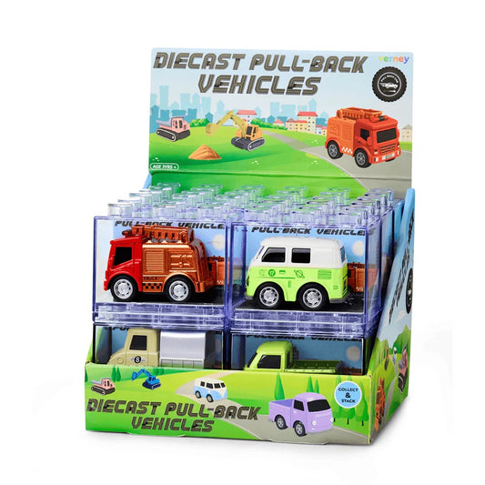 VERNEY DIECAST PULL BACK VEHICLES | CITY SERIES