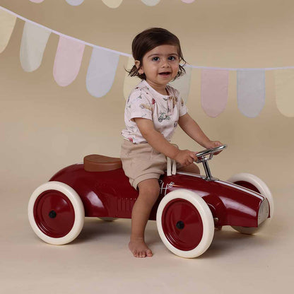 Snuggle Hunny Bodysuit Short Sleeve - Vintage Cars