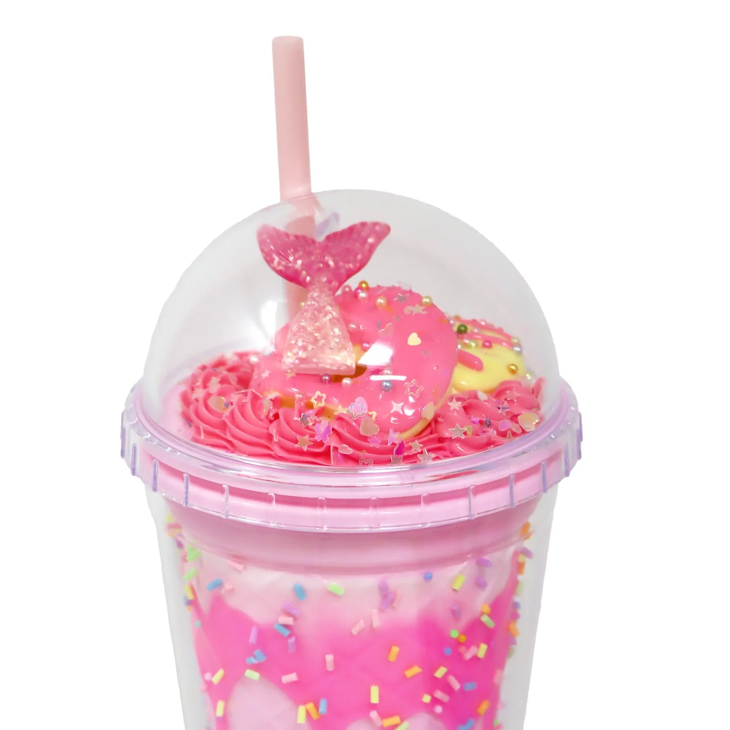 Pink Poppy Drinking Cup - Mermaid