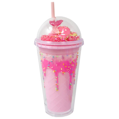 Pink Poppy Drinking Cup - Mermaid