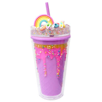 Pink Poppy Drinking Cup - Candy