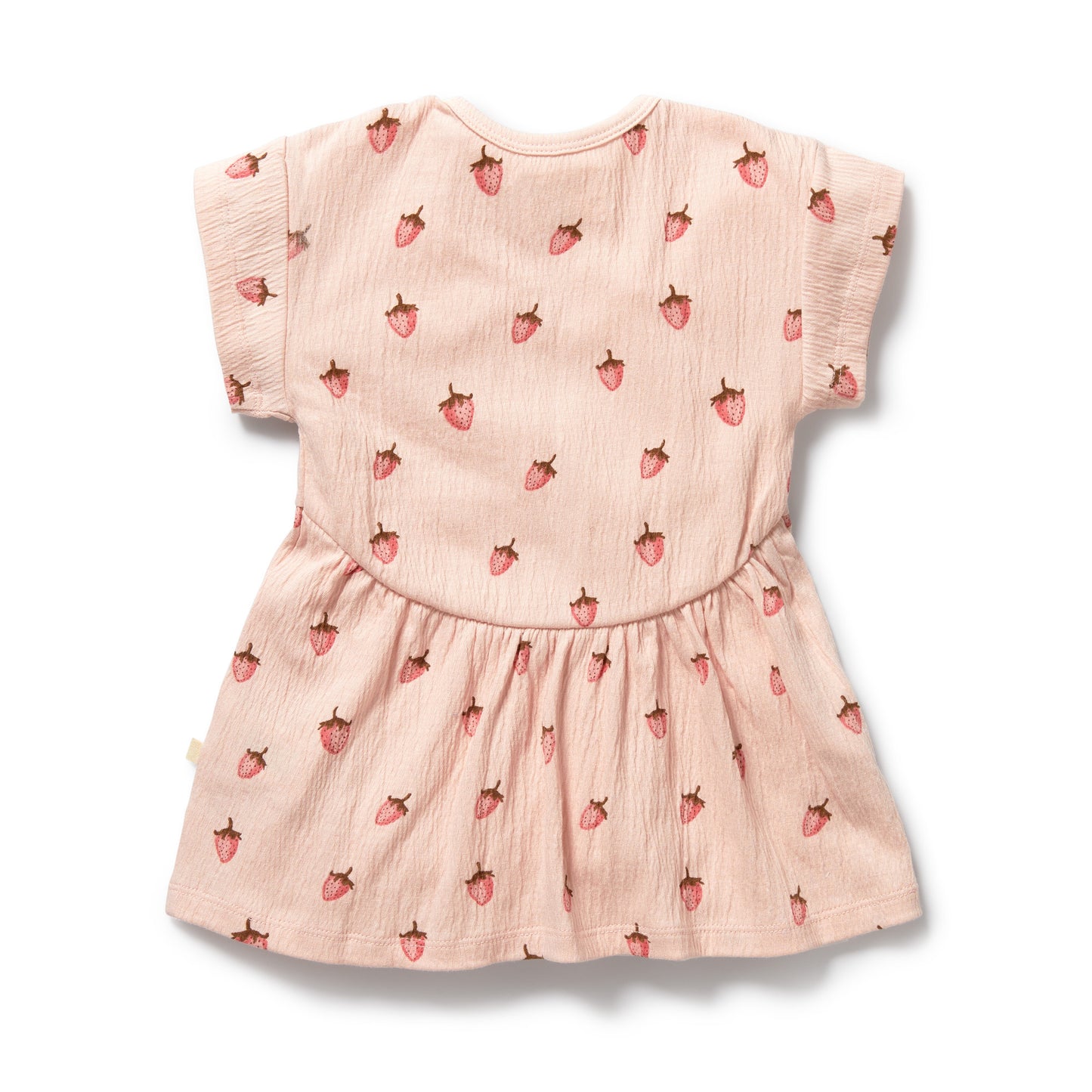 WILSON AND FRENCHY ORGANIC COTTON DRESS | STRAWBERRY KISSES