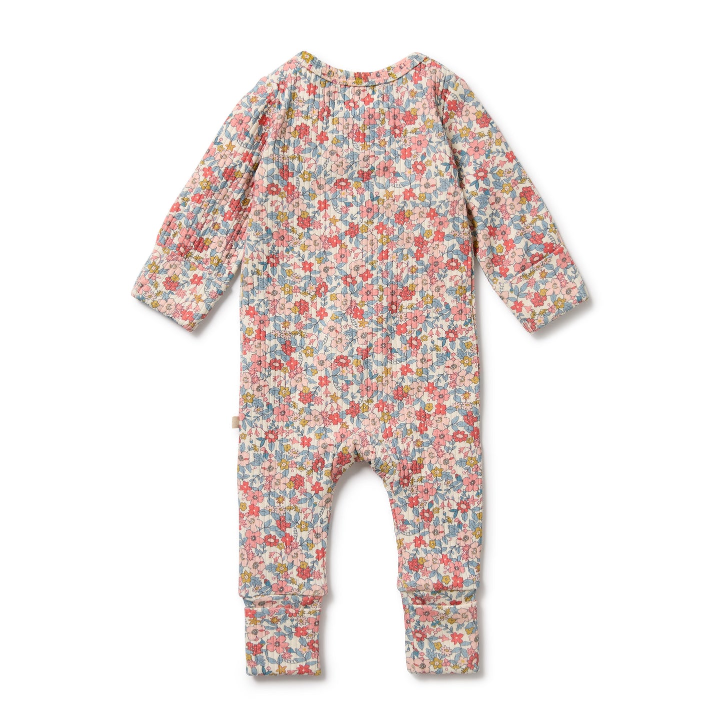 WILSON AND FRENCHY ORGANIC COTTON ZIPSUIT | SUMMER BLOOM