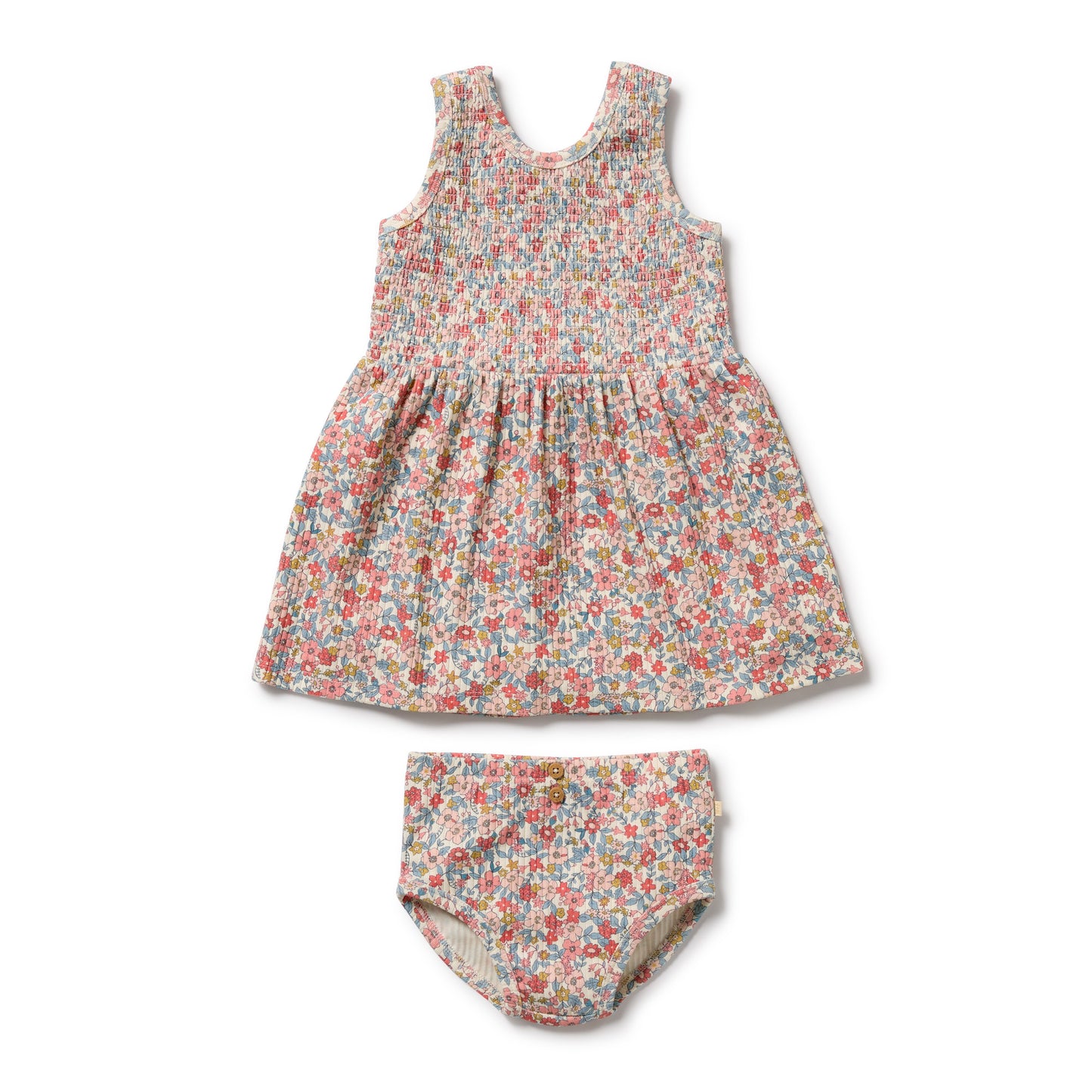 WILSON AND FRENCHY ORGANIC DRESS SET | SUMMER BLOOM