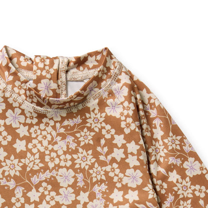 WILSON AND FRENCHY LONG SLEEVED SWIMSUIT | HAZEL FLORAL