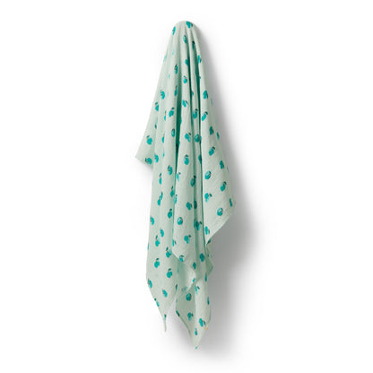 WILSON AND FRENCHY ORGANIC COTTON MUSLIN WRAP | APPLE PAPPLE