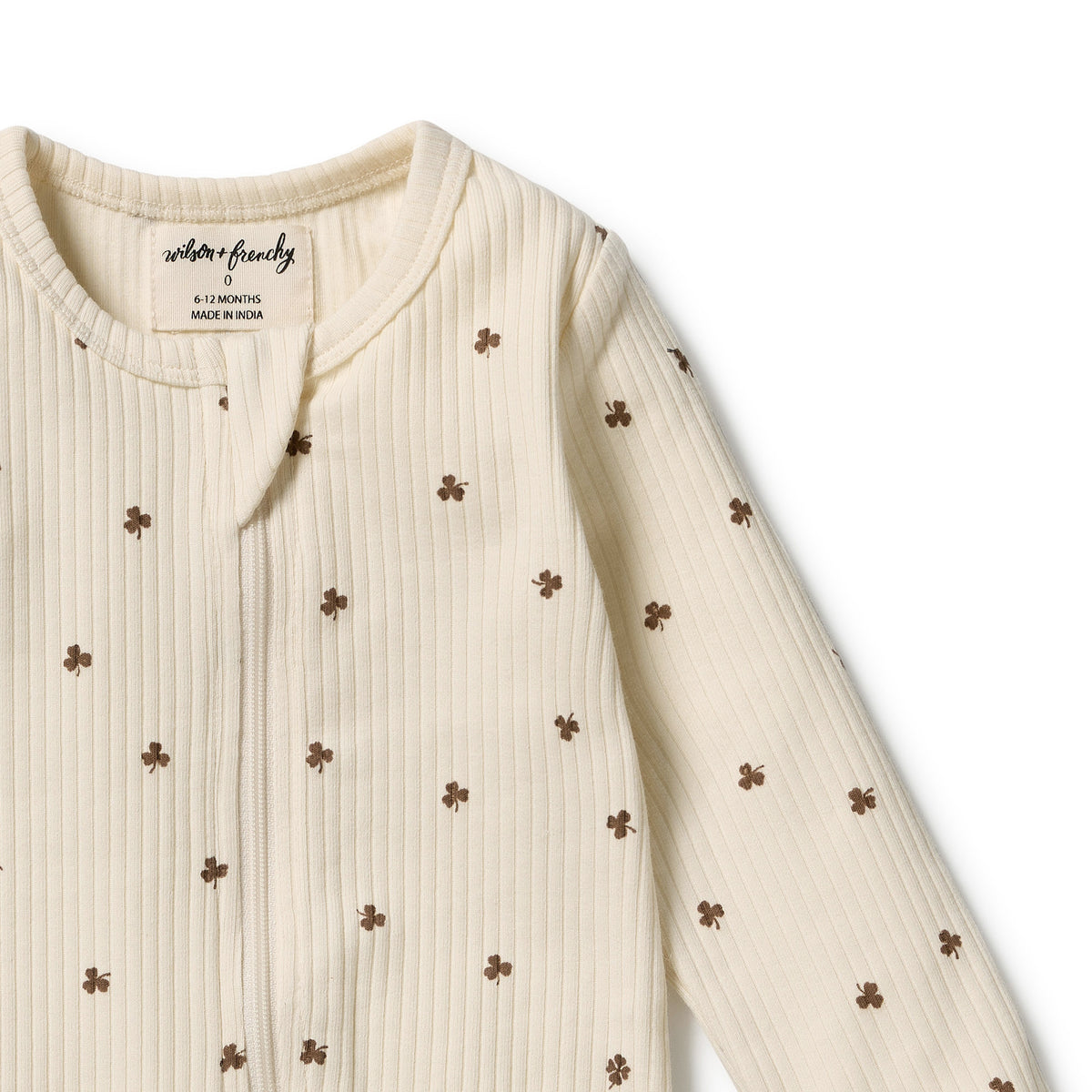 WILSON AND FRENCHY | ORGANIC ZIPSUIT | MY LUCKY CHARM