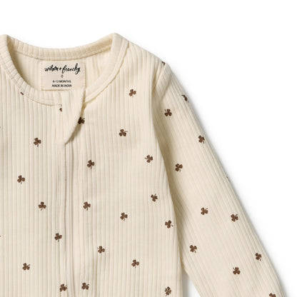 WILSON AND FRENCHY | ORGANIC ZIPSUIT | MY LUCKY CHARM