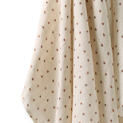 WILSON AND FRENCHY | ORGANIC MUSLIN WRAP | LITTLE LADY BUGS