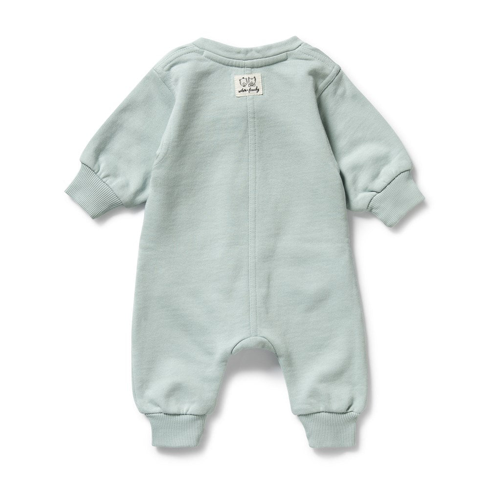 Wilson and Frenchy Organic Terry Growsuit - Sage
