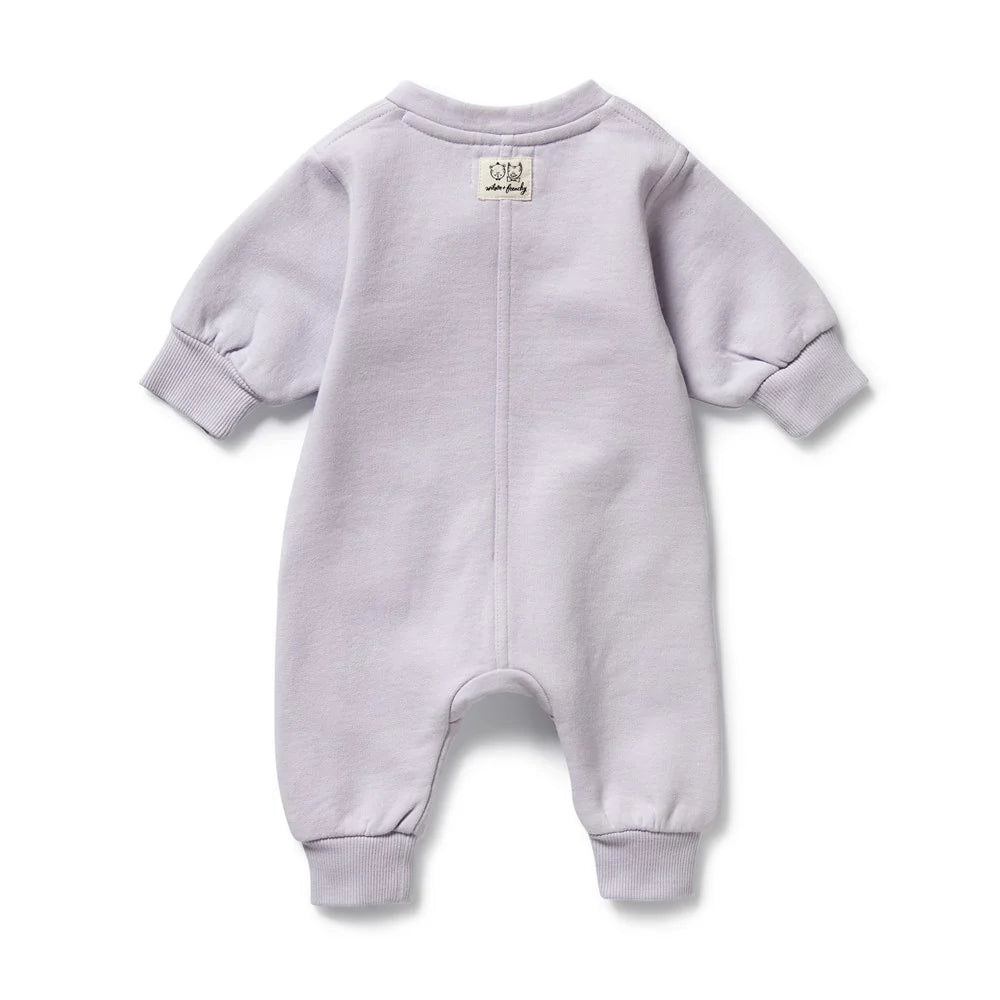 Wilson and Frenchy Organic Terry Growsuit - Lavender