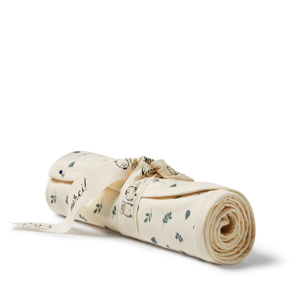 Wilson and Frenchy Organic Bunny Rug - Twilight Leaf