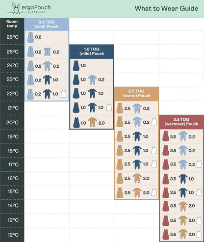 Ergo Pouch Sleep Onsie - 2.5 TOG - Daisies