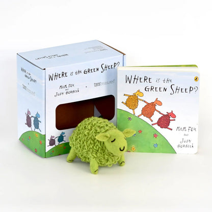 TARA TREASURES | GREEN SHEEP AND BOOK SET | WHERE IS THE GREEN SHEEP?