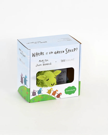 TARA TREASURES | GREEN SHEEP AND BOOK SET | WHERE IS THE GREEN SHEEP?