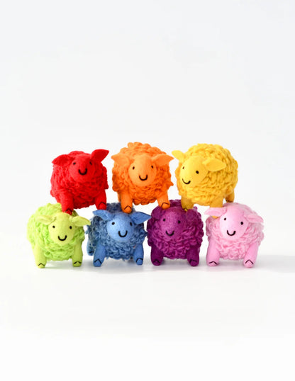 TARA TREASURES | 7 COLOURFUL SHEEP PLAYSET | WHERE IS THE GREEN SHEEP?