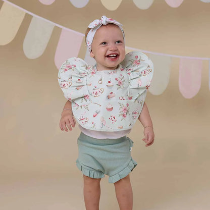 Snuggle Baby Bib - White Rabbit