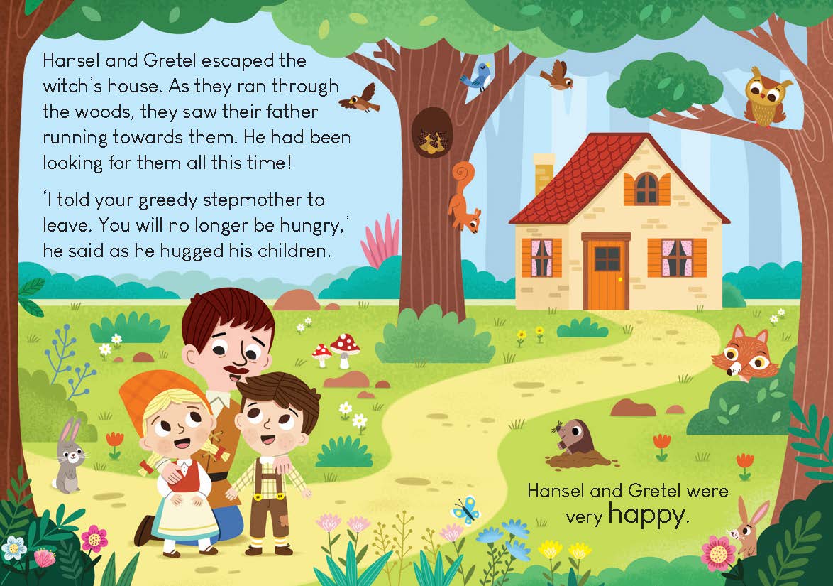 Kids Little Readers Hardcover Book - Hansel And Gretel
