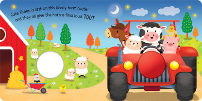 Kids Squeak Me Board Book - Beep Beep Farm