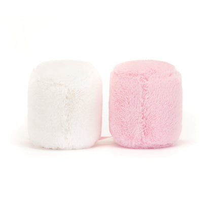JELLYCAT AMUSEABLES | PINK AND WHITE MARSHMALLOWS - Angus & Dudley Collections