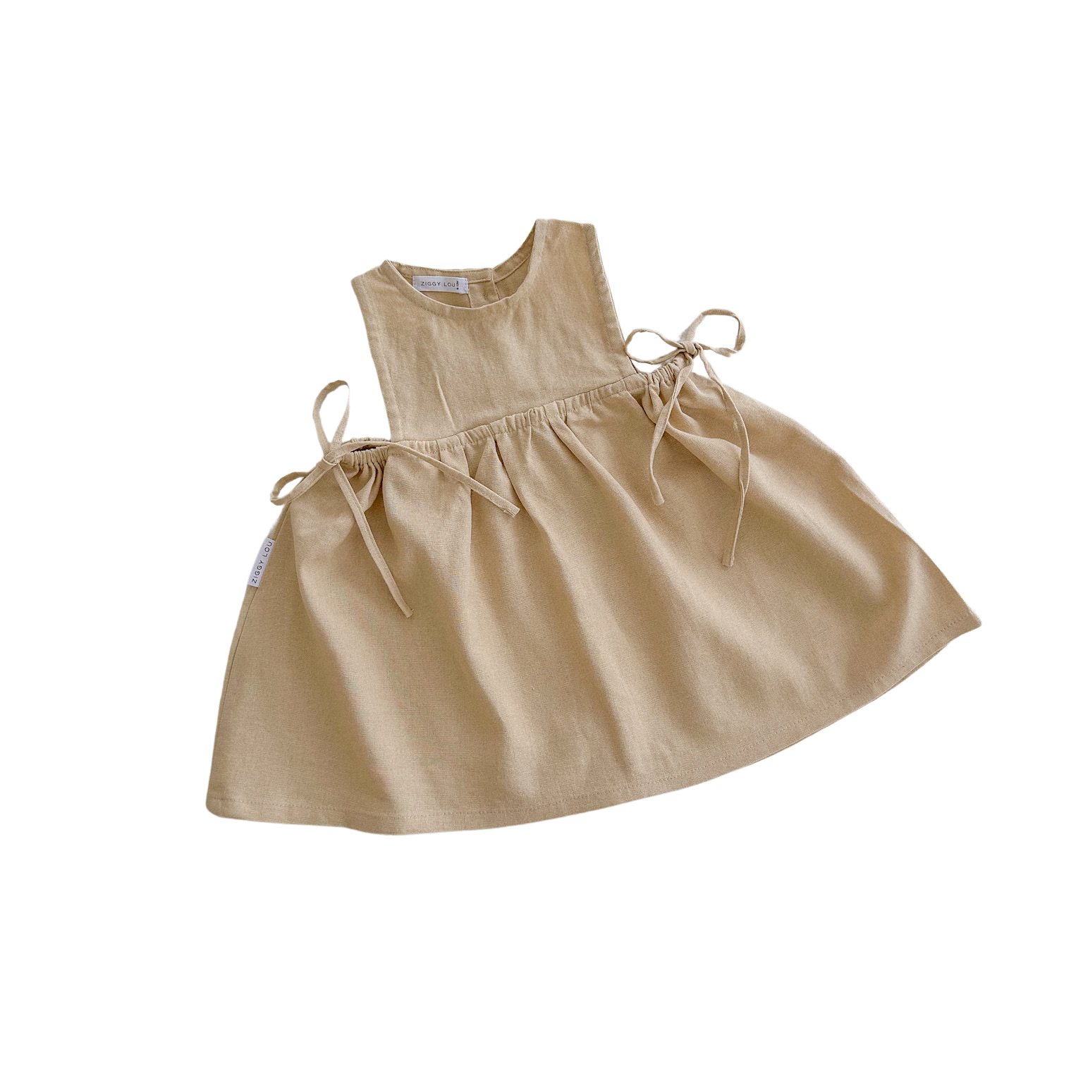 ZIGGY LOU SOFIA DRESS | OATMEAL (KIDS)