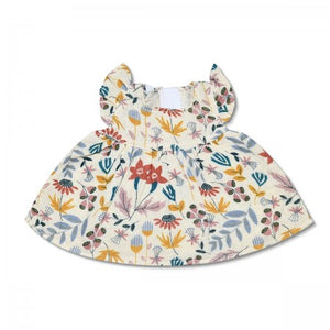 Apple Park Doll's Dress - Earthtone Floral