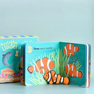 Tara Treasures Book and Finger Puppet Set - Under the Sea 1,2,3