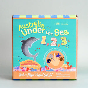 Tara Treasures Book and Finger Puppet Set - Under the Sea 1,2,3