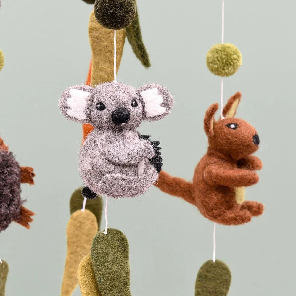 TARA TREASURES | NURSERY COT MOBILE | AUSTRALIAN ANIMALS
