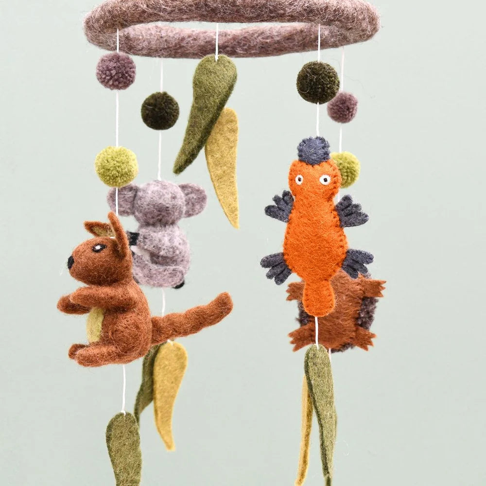 TARA TREASURES | NURSERY COT MOBILE | AUSTRALIAN ANIMALS